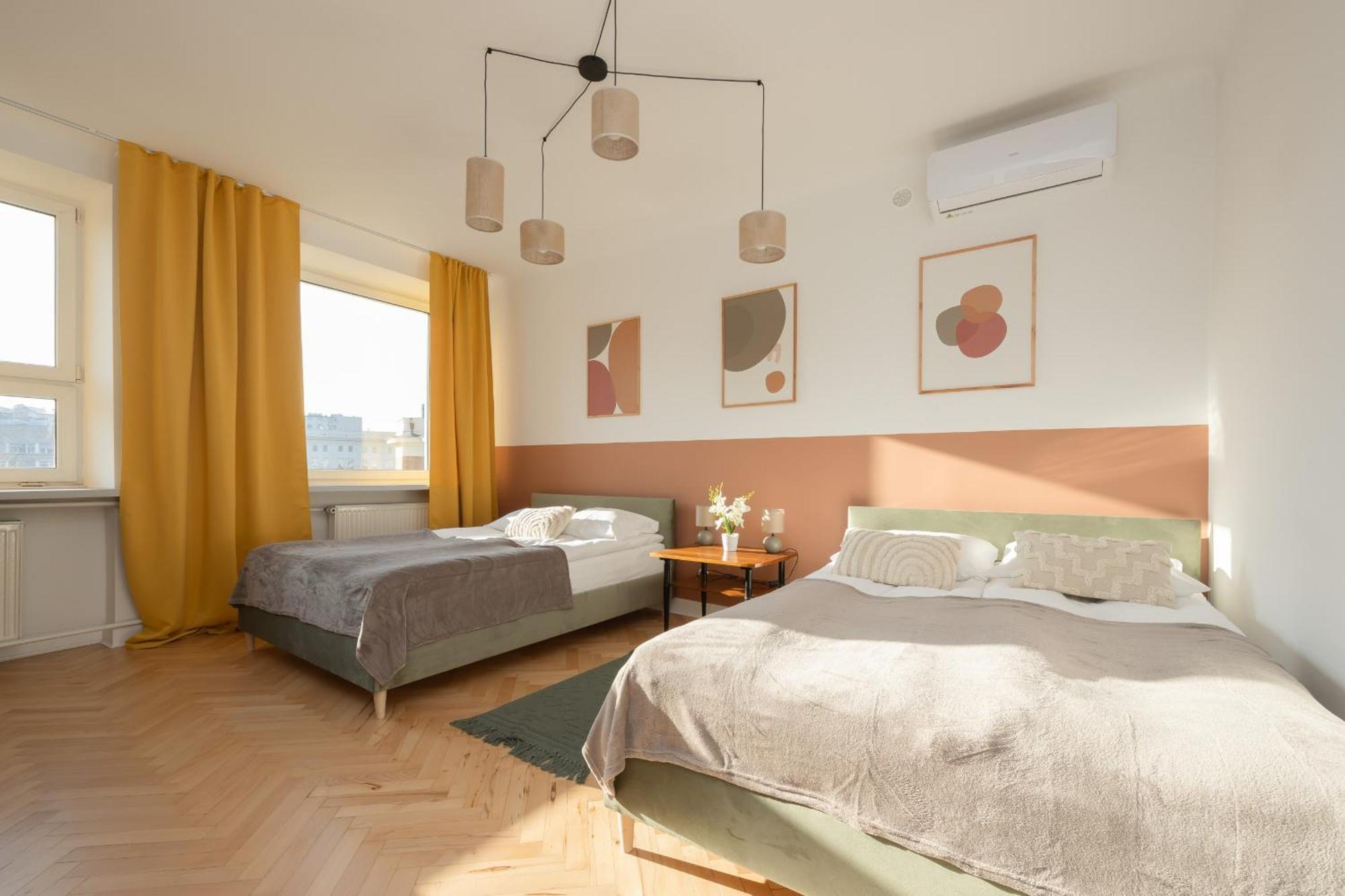 ורשה Apartment For 6 People Near Royal Baths Park By Renters Prestige מראה חיצוני תמונה